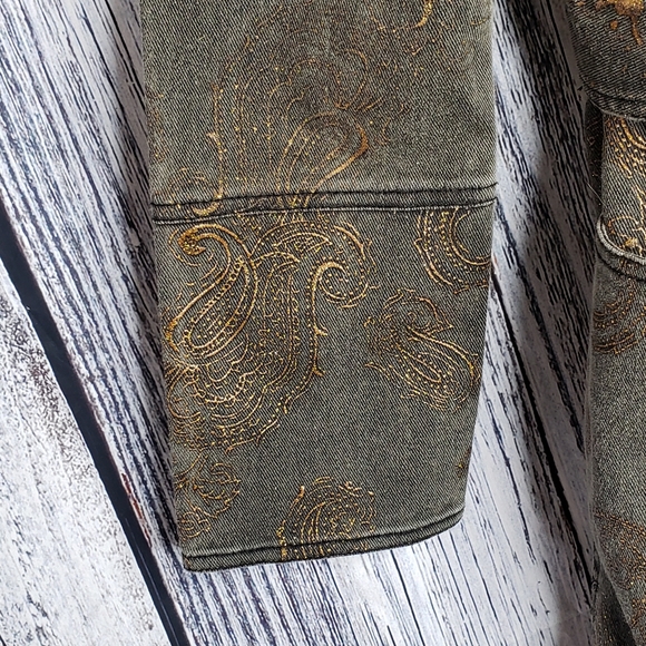 Seta Max Distressed Boling Embellished Jacket - Picture 16 of 16